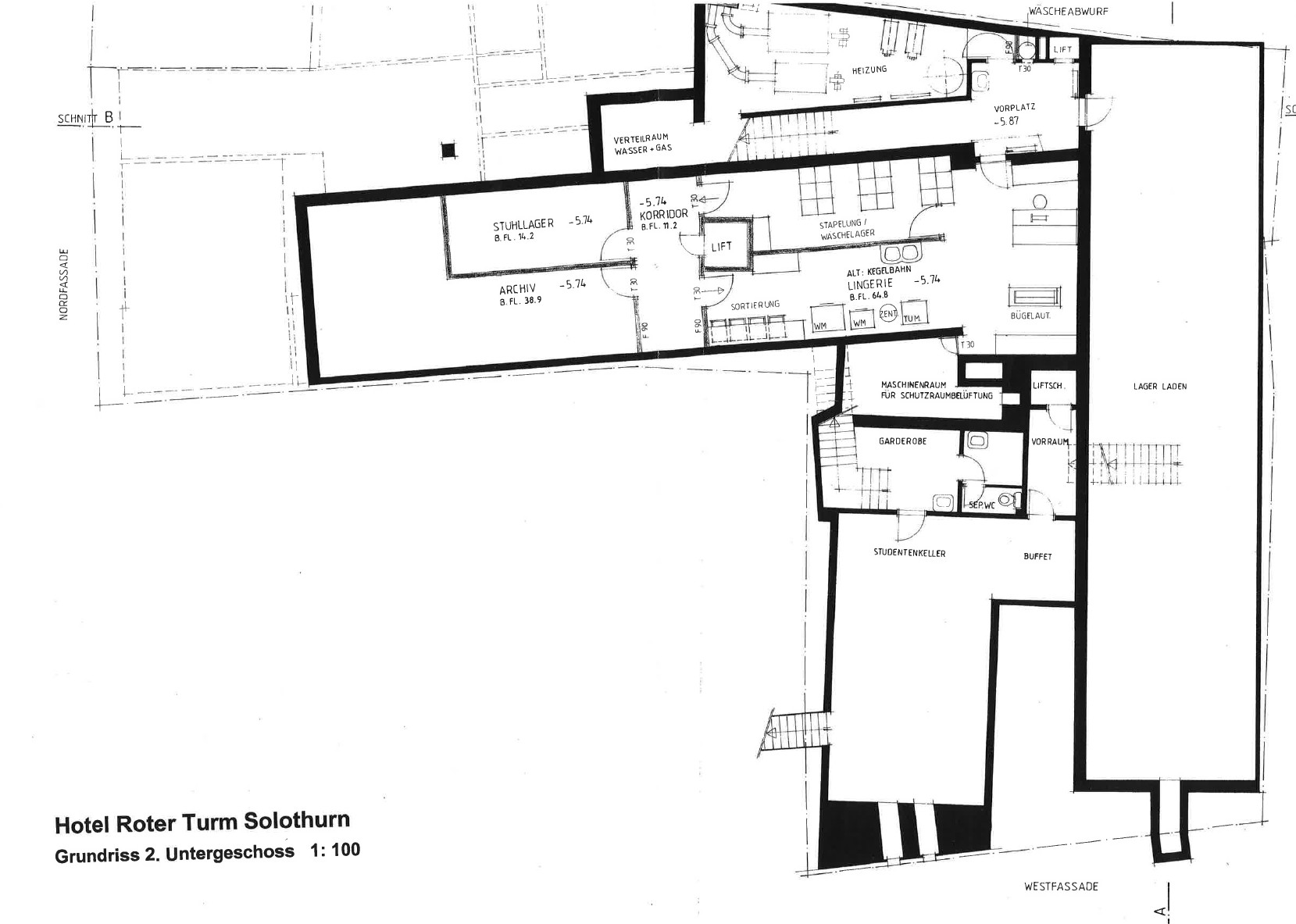Grundriss 2. UG